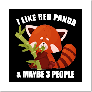 Whisker Wonderland Trendy Tee Showcasing the Beauty of Red Pandas Posters and Art